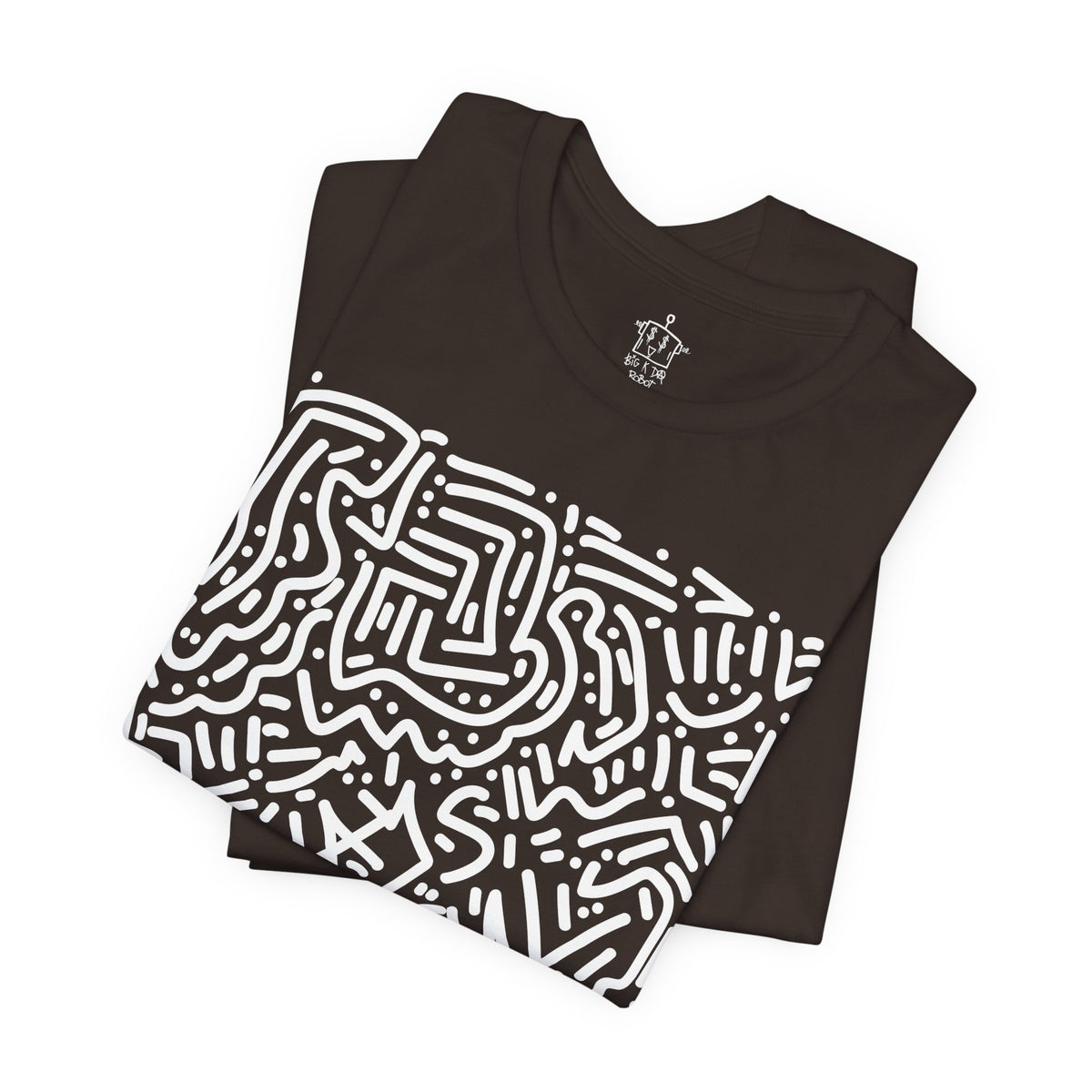 BIG K DA ROBOT, Always Grateful Abstract T-Shirt (Front Design)
