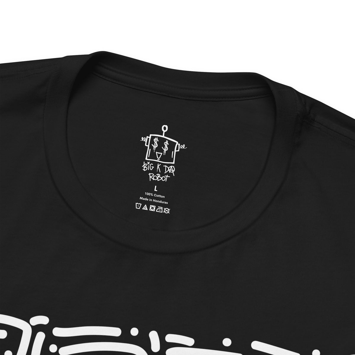 BIG K DA ROBOT, Always Grateful Abstract T-Shirt (Front Design)